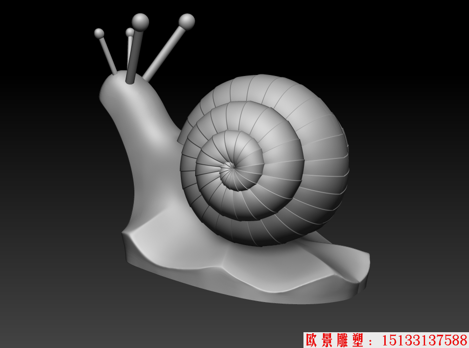 不锈钢蜗牛雕塑 草坪绿地摆件